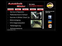 autoklinik-m.at Webseite Vorschau