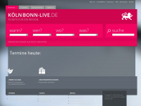 koelnbonn-live.de Webseite Vorschau