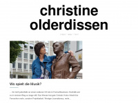 christine-olderdissen.de Webseite Vorschau