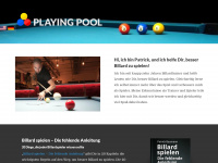 playing-pool.com Webseite Vorschau