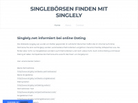 singlely.weebly.com Webseite Vorschau