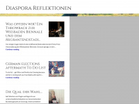 diasporareflektionen.wordpress.com Webseite Vorschau