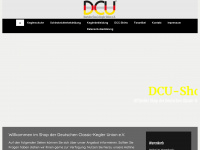 dcu-shop.de Webseite Vorschau