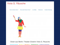 clownin-viola.de Webseite Vorschau