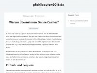 pfahlbauten2016.de Webseite Vorschau