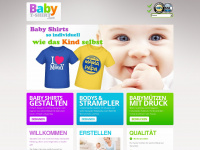 baby-t-shirt.net Webseite Vorschau