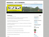 obediencestarnberg.wordpress.com Webseite Vorschau