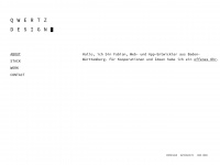 qwertz-design.de Webseite Vorschau