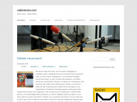 radiomono.net Webseite Vorschau