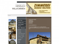 zimmerei-walther.ch Webseite Vorschau