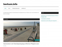 borkum.info Webseite Vorschau