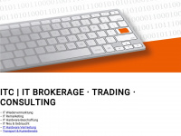 itc-brokerage.de Webseite Vorschau