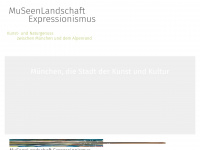 museenlandschaft-expressionismus.de Webseite Vorschau