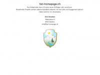 fair-homepage.ch Webseite Vorschau