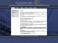 bcssolutions.ch Webseite Vorschau
