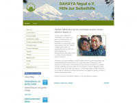 sahaya-nepal.de Webseite Vorschau