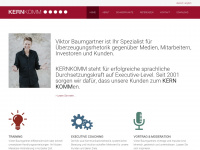 kernkomm.ch Webseite Vorschau