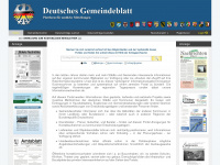 deutsches-gemeindeblatt.de Webseite Vorschau
