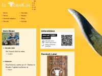 hornkuh.ch Webseite Vorschau