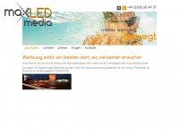 maxledmedia.de Webseite Vorschau