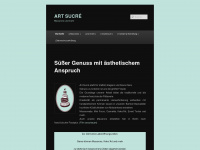 art-sucre.biz Webseite Vorschau