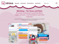 baerlishop.ch Webseite Vorschau