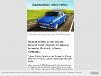 trabant-cabrio-verleih.de Webseite Vorschau
