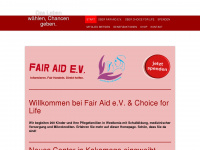 fair-aid-ev.de Webseite Vorschau