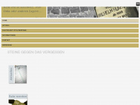 stolpersteine-bielefeld.eu Webseite Vorschau