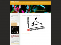 zirkusnetzwerk.at Webseite Vorschau