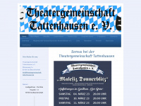 theatergemeinschaft-tattenhausen.de Webseite Vorschau