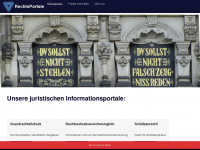 rechtsportale.info Webseite Vorschau