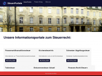 steuerportale.info Webseite Vorschau