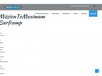 maximumsurfcamp.com Webseite Vorschau