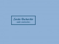 sarahs-buch-archiv.de Webseite Vorschau