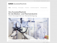 kunststofftechnik.gira.de Webseite Vorschau