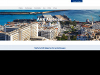 algerien.ahk.de Webseite Vorschau