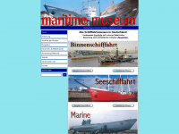 maritime-museum.de Webseite Vorschau
