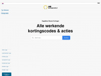 mrkortingscode.nl Webseite Vorschau