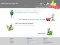 mymcu.de Webseite Vorschau