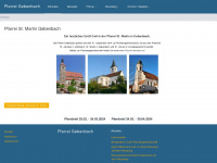 pfarrei-gebenbach.de Webseite Vorschau