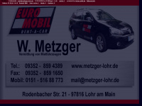 metzger-lohr.de Webseite Vorschau