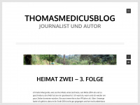 thomasmedicusblog.wordpress.com Webseite Vorschau