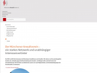 muenchener-anwaltverein.de Webseite Vorschau