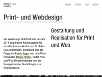 zweidesign.ch Webseite Vorschau