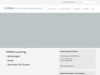 forma-coaching.ch Webseite Vorschau