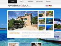 apartmaniobala-bol.com Webseite Vorschau