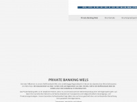 private-banking-wels.at Webseite Vorschau
