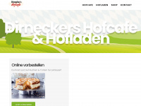 dirneckers-hofcafe.de Webseite Vorschau