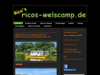ricos-welscamp.de Webseite Vorschau